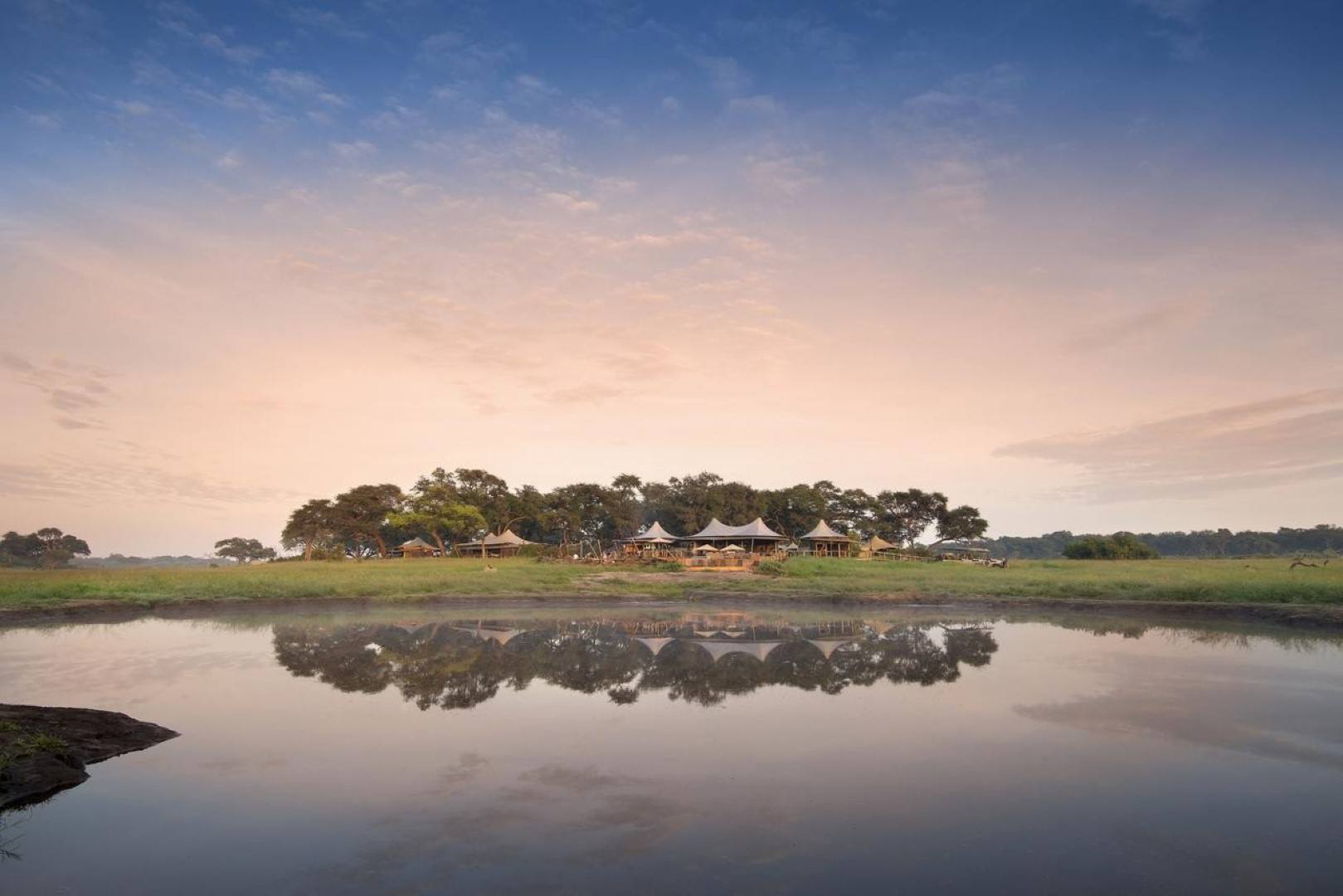 somalisa-waterhole Somalisa Camp in Hwange