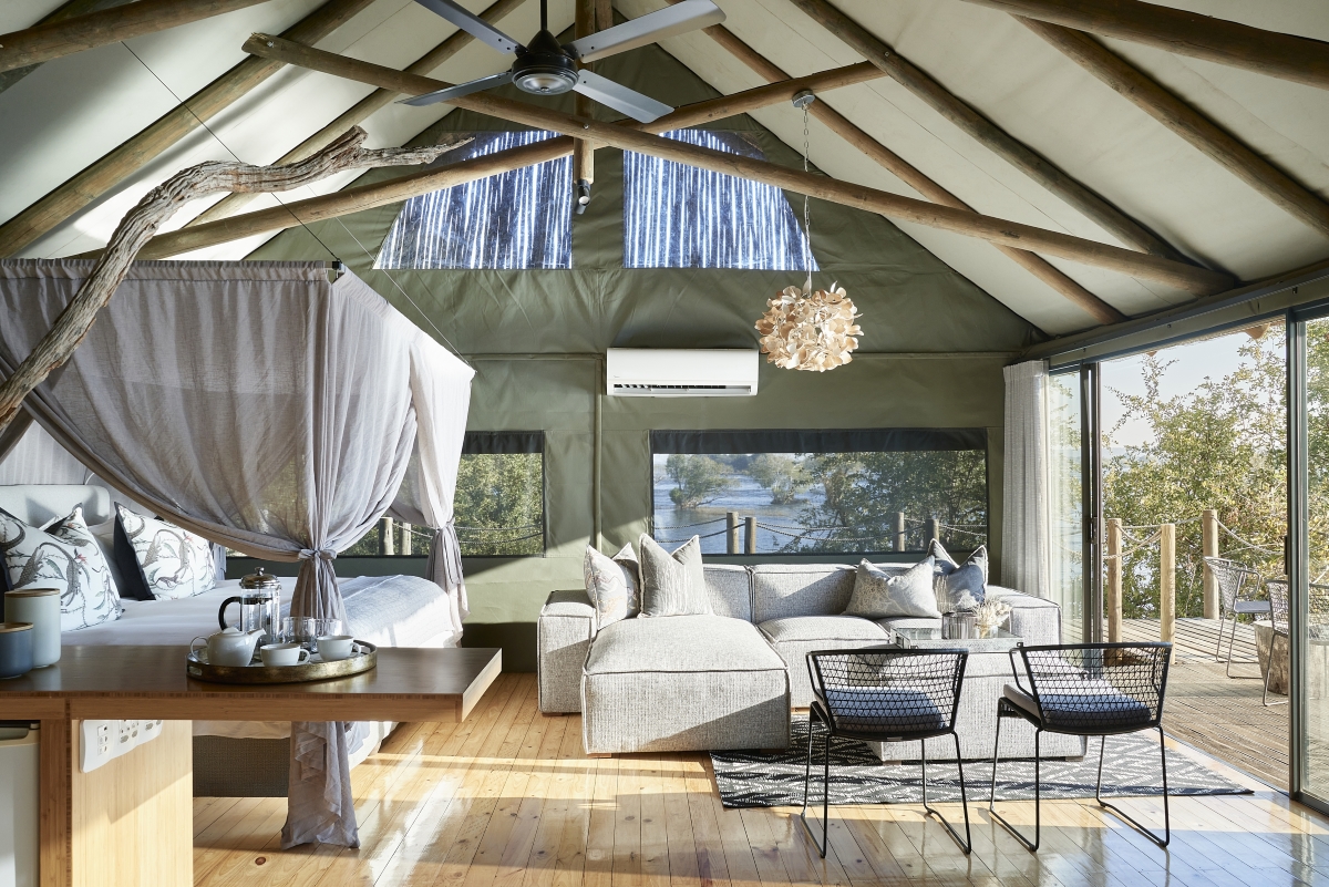 You'll be swept away by the luxury tented suites